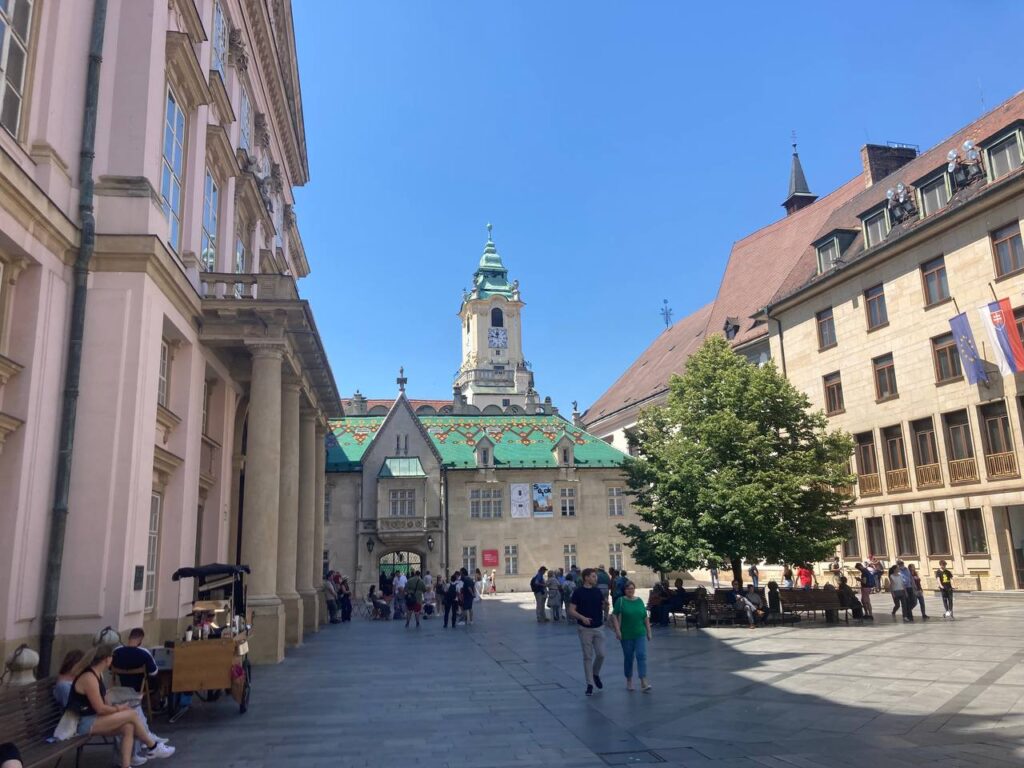 Die Altstadt von Bratislava.